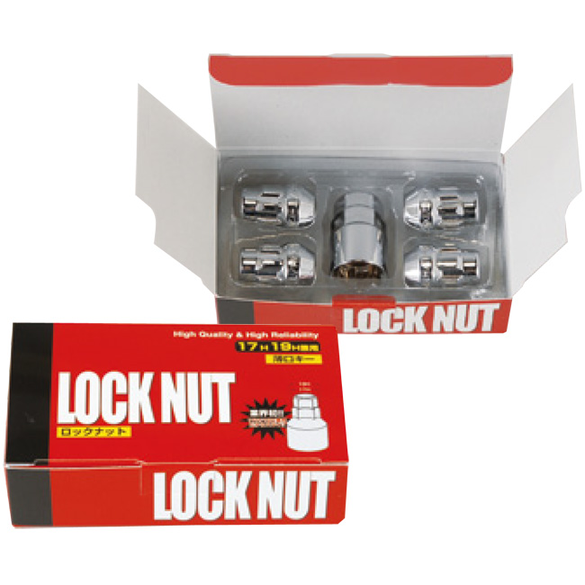袋 ロックナット 17H/19H兼用 M12×P1.50 全長30mm チップトップ 箱入り LN-X5