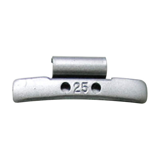 鉄製打ち込みウエイト　三菱純正アルミホイール用　25g(100個入）