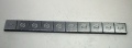 マルエム　10ｇ貼付　2ｋｇ入　黒テープ（超薄型）