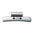 鉄製打ち込みウエイト　三菱純正アルミホイール用　25g(100個入）