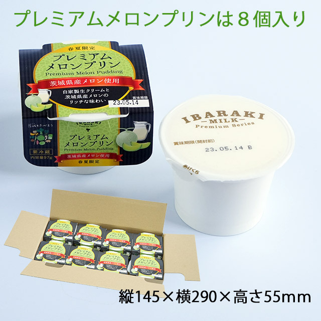 メロン プリン 送料無料 お中元 プレミアム メロンプリン97g×8 プリン