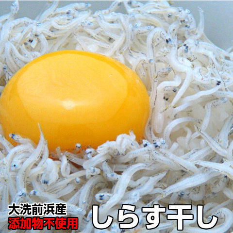 【しらす干し】化粧箱入り500g大洗前浜で獲れたカタクチイワシをそのまま加工鮮度抜群！