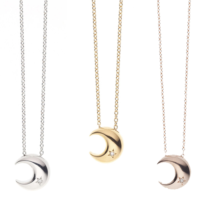 TK-0203　遺骨ペンダント　「ときめきを想い出す」クレッセント