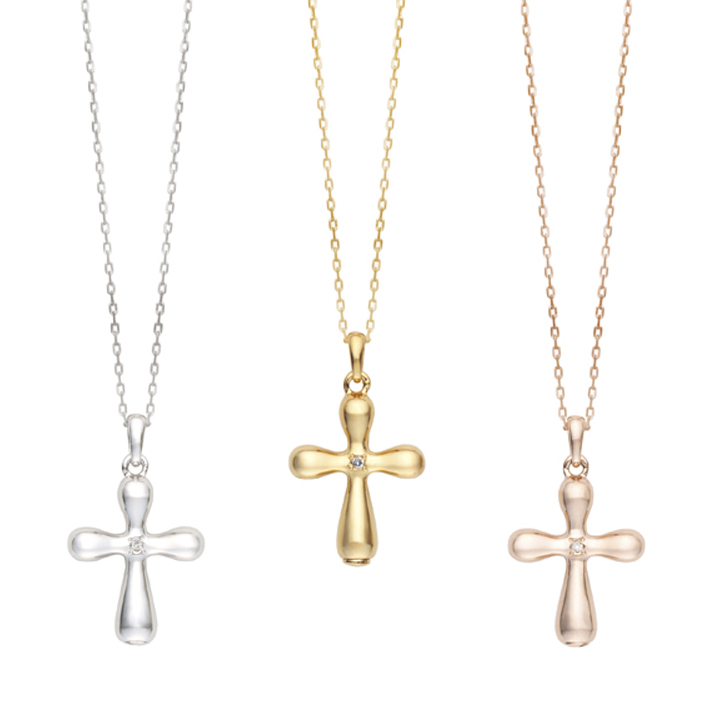 TK-0204　遺骨ペンダント　「大切な想いを重ねて」クロス