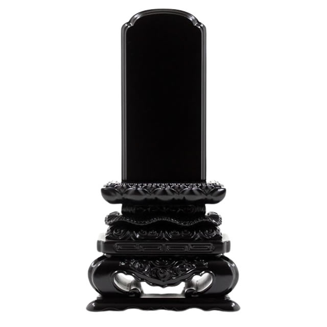 IH-0307 唐木位牌 黒檀 上等猫丸 3,5寸～6,0寸 お仏壇お仏具の専門店