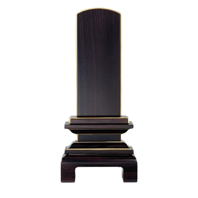 IH-0305　唐木位牌　黒檀　天祥型　3,0寸～6,0寸