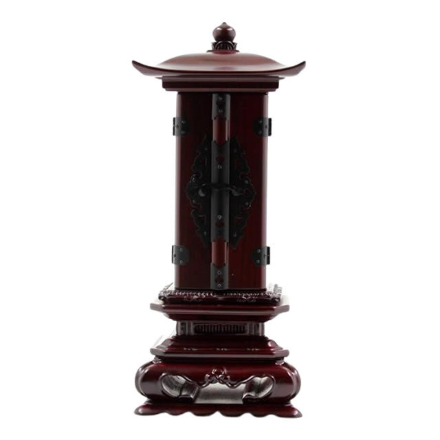 IH-0804 繰り出し位牌 黒檀 利久型回出 3,5寸～5,0寸 お仏壇お仏具の