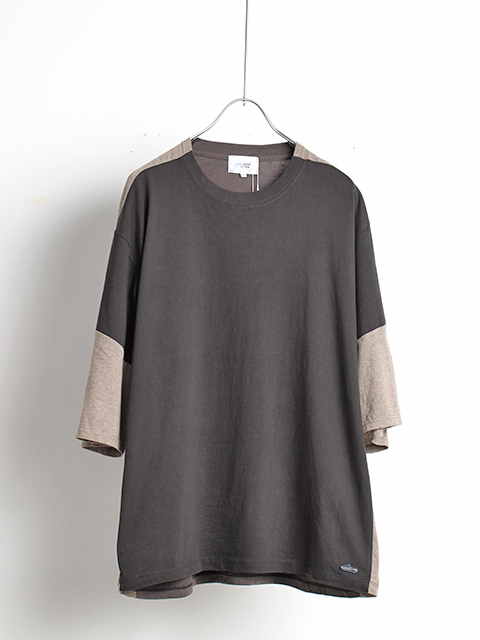 yoused 5 SLEEVE DOCKING TEE ユーズド5スリーブドッキングTシャツ