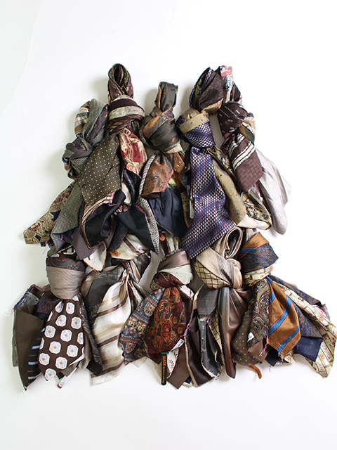 REMAKE NECKTIE STOLE SUNNY SIDE UP-ネクタイストール サニーサイドアップ