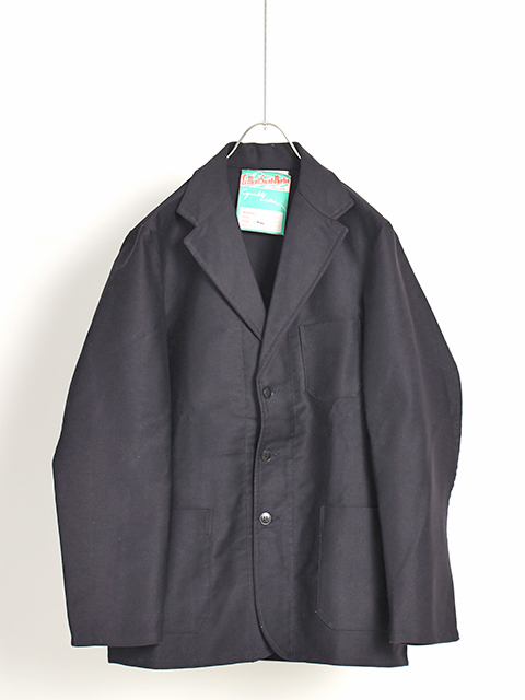 ル･モンサンマルタンブラックモールスキンテーラードジャケット