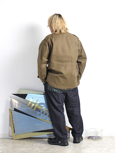 DEAD STOCK】FRENCH ARMY M-47 FIELD JACKET EARLY MODEL size-26-毎日