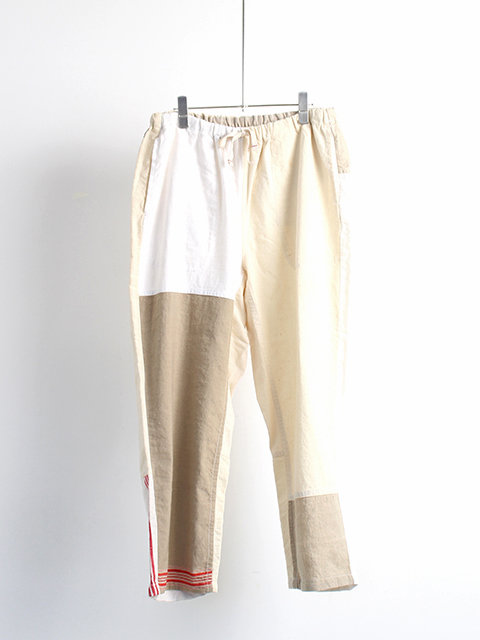 ティグルブロカンテリメイクユーロリネンシーツミックスタゴサクパンツナチュラル