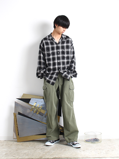 アメリカ軍ジャングルファティーグトラウザーズ4thレギュラーラージUSED