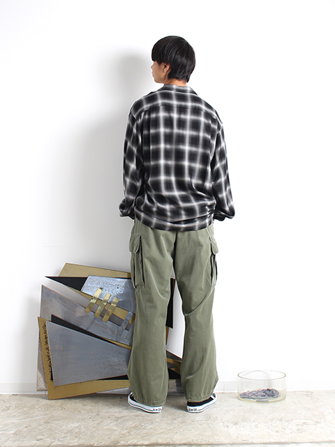 アメリカ軍ジャングルファティーグトラウザーズ4thレギュラーラージUSED