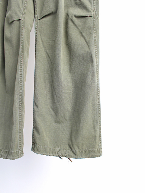 USED】60's US ARMY JUNGLE FATIGUE TROUSERS 