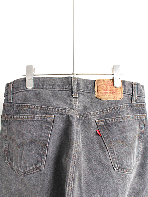 80s Levi's 501 BLACK DENIM PANTS USA 80年代 リーバイス 501 ブラックデニム アメリカ製