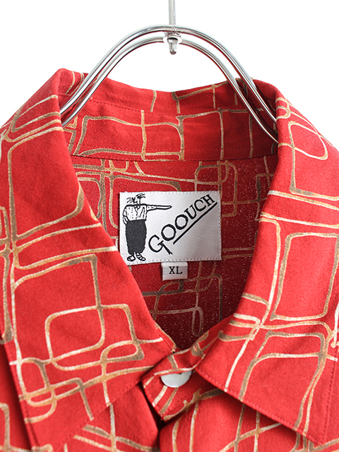 goouch グーチ USED】90s GOOUCH Short Sleeve Shirt 