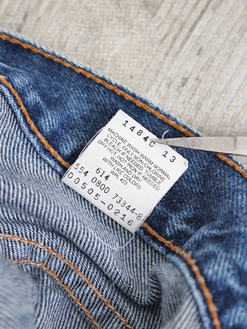 00s Levi's 505 INDIGO USA 00年代 リーバイス 505 インディゴ アメリカ製
