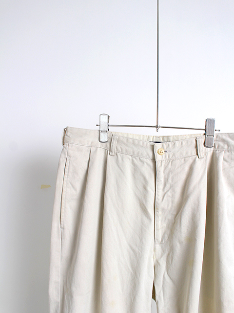 90s ポロ　ラルフローレン　クラシック　ツータック　チノ　ベージュ　usa 90s USA製 POLO Ralph Lauren ビンテージ ポロ ラルフローレン