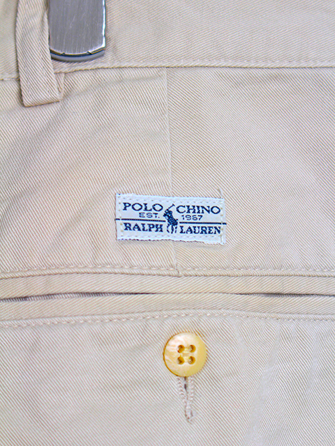 ポロラルフローレン 2タック チノパンツ USED