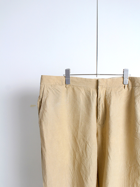 USED】90s POLO RALPH LAUREN SILK LINEN PANTS W36/L34 - 毎日