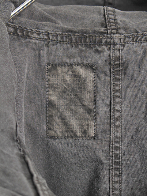 アメリカ軍 スノーパーカー 黒染め 100％ コットン