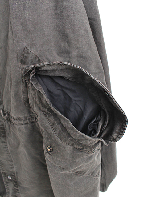 アメリカ軍 スノーパーカー 黒染め 100％ コットン