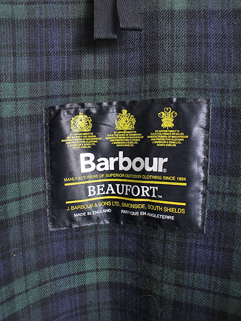 【ハルキの古着】00s Barbour wool beaufort S 00s バブアー Barbour Beaufort レザーコート グレー XL - メルカリ