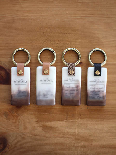 candle MIMOSA】Color Aroma Wax 'Two Tone' - OIKOS 毎日を楽しく豊か