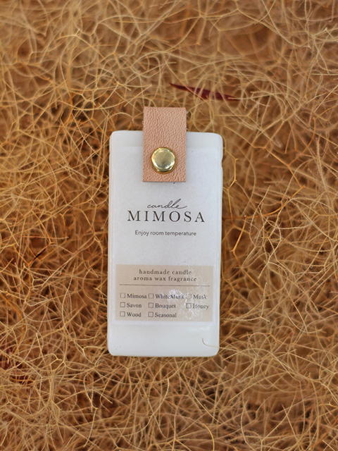 candle MIMOSA Color Aroma Wax キャンドルミモザ カラーアロマワックス キャンドルキーホルダー