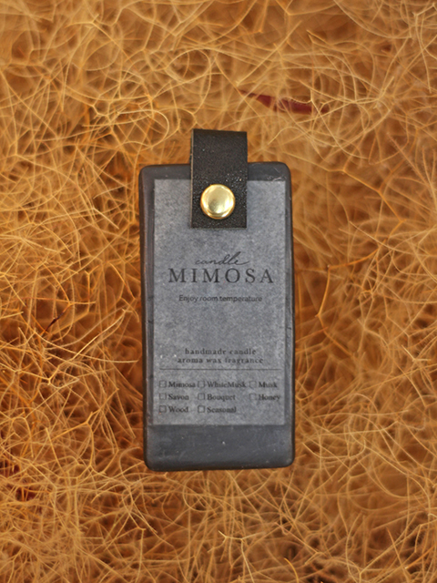 candle MIMOSA Color Aroma Wax キャンドルミモザ カラーアロマワックス キャンドルキーホルダー