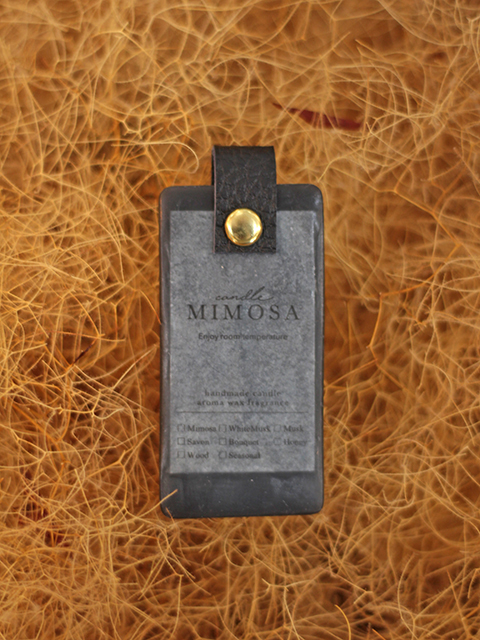 candle MIMOSA Color Aroma Wax キャンドルミモザ カラーアロマワックス キャンドルキーホルダー