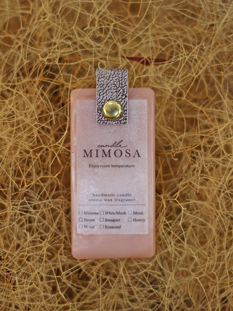 candle MIMOSA Color Aroma Wax キャンドルミモザ カラーアロマワックス キャンドルキーホルダー