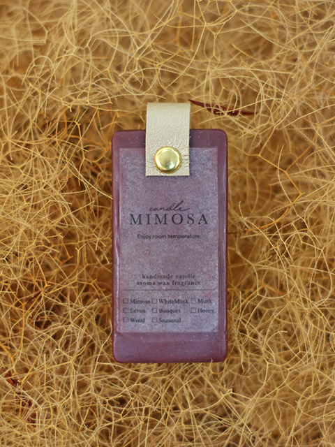 candle MIMOSA Color Aroma Wax キャンドルミモザ カラーアロマワックス キャンドルキーホルダー