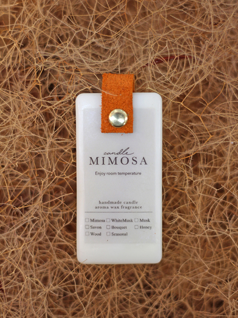 candle MIMOSA Color Aroma Wax キャンドルミモザ カラーアロマワックス キャンドルキーホルダー