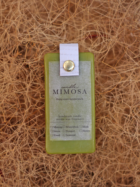 candle MIMOSA Color Aroma Wax キャンドルミモザ カラーアロマワックス キャンドルキーホルダー