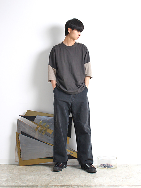 yoused 5 SLEEVE DOCKING TEE ユーズド5スリーブドッキングTシャツ