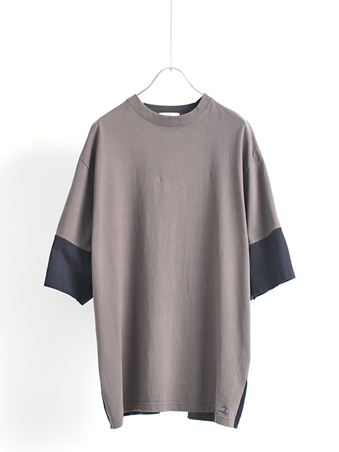 yoused 5 SLEEVE DOCKING TEE ユーズド5スリーブドッキングTシャツ