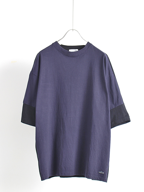 yoused 5 SLEEVE DOCKING TEE ユーズド5スリーブドッキングTシャツ