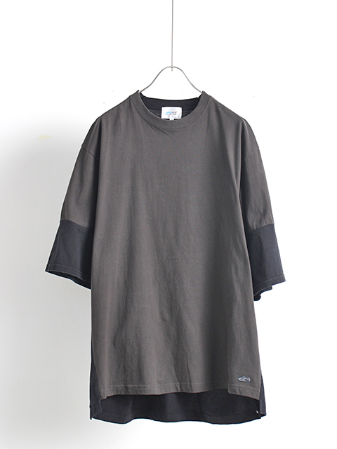 yoused 5 SLEEVE DOCKING TEE ユーズド5スリーブドッキングTシャツ