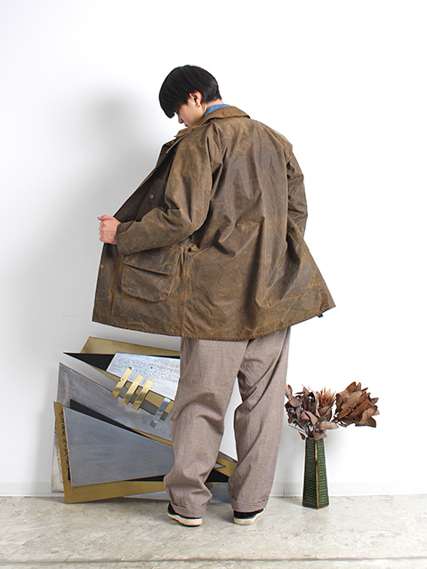 VINTAGE】82s 1warrant Barbour Solway Zipper Olive C38 - 毎日