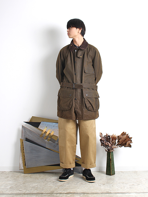 VINTAGE】91s 3warrant Barbour SOLWAY ZIPPER Olive C42 - 毎日