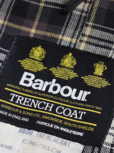 Barbour TRENCH COAT Sage C36 3ワラント バブアー トレンチコート セージ