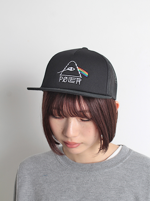 ポーラー サイケデリックメッシュトラッカーキャップ POLER