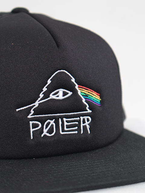 ポーラー サイケデリックメッシュトラッカーキャップ POLER