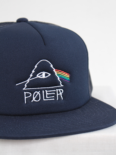 ポーラー サイケデリックメッシュトラッカーキャップ POLER
