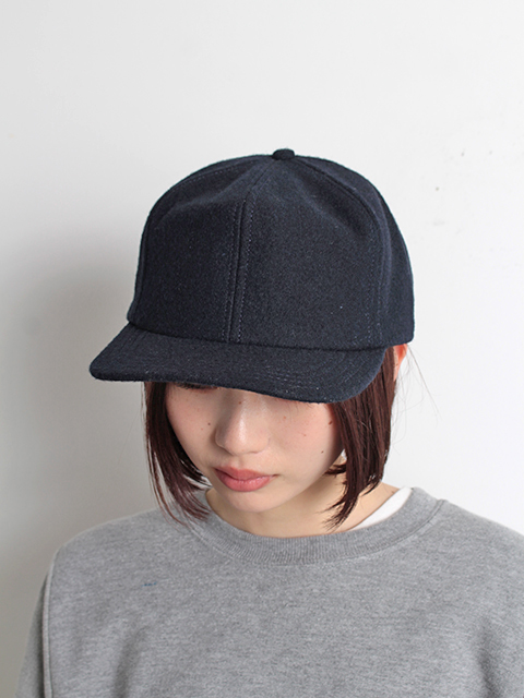 【別注】cableami / リサイクル ウール フライト キャップ　NAVY Câbleami Recycle Wool Flight W/CAP 009-24AW Navy