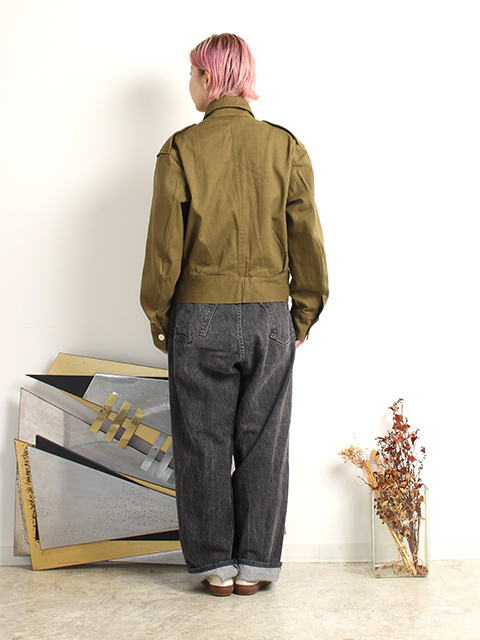 40s BRITISH ARMY BATTLE DRESS DRILL JACKET -OIKOS 毎日を