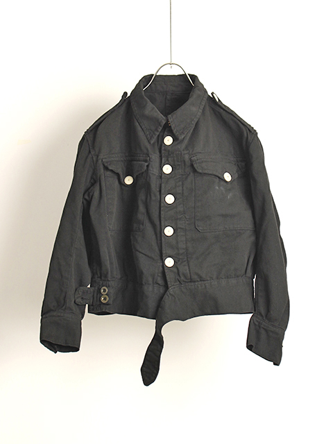 イギリス軍バトルドレスジャケット黒染め