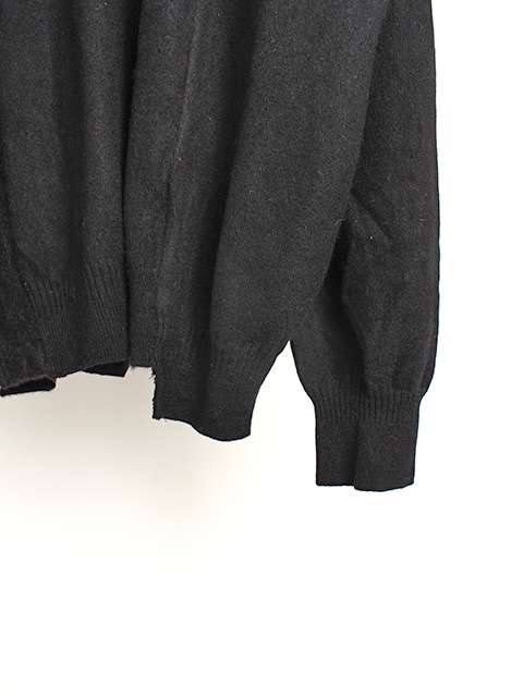 ブラックカシミアワイドセーターYOUSED